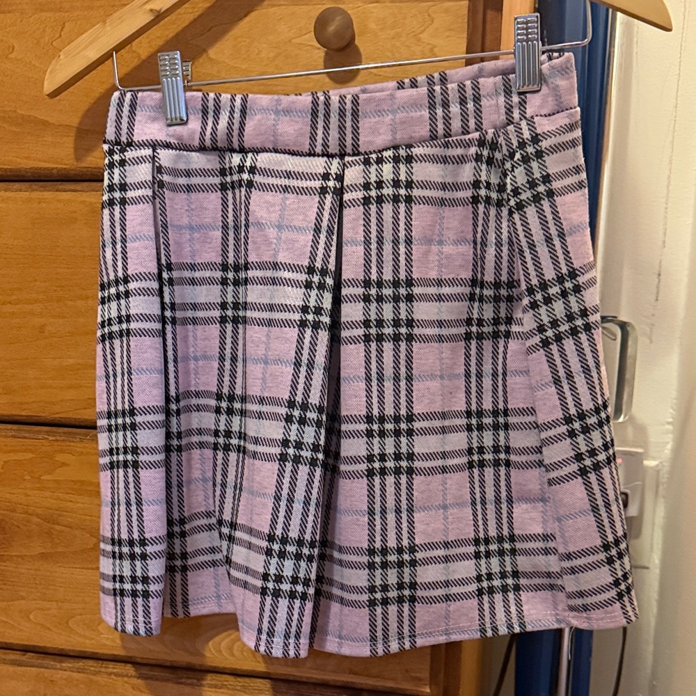 Plaid Pink Skirt